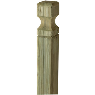 STOLPE MED KNOPP RÄFFLAD